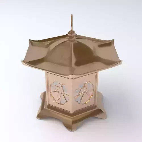 BAMBOO METALLIC LAMP