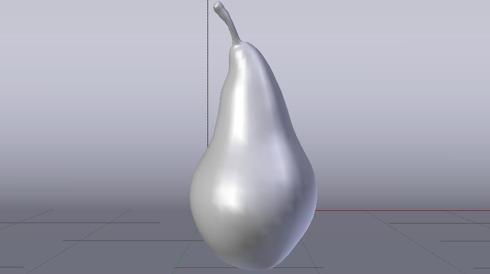 Photorealistic Pear Low-poly 3D model_11