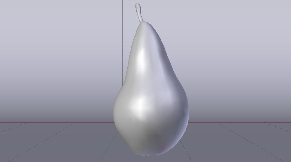 Photorealistic Pear Low-poly 3D model_10