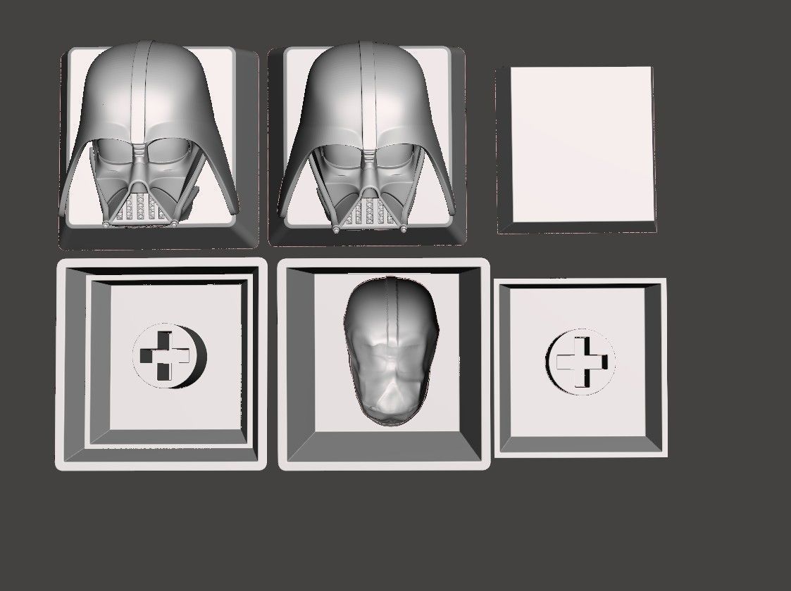 KEYCAP  Star wars Darth Vader   3D print model_2