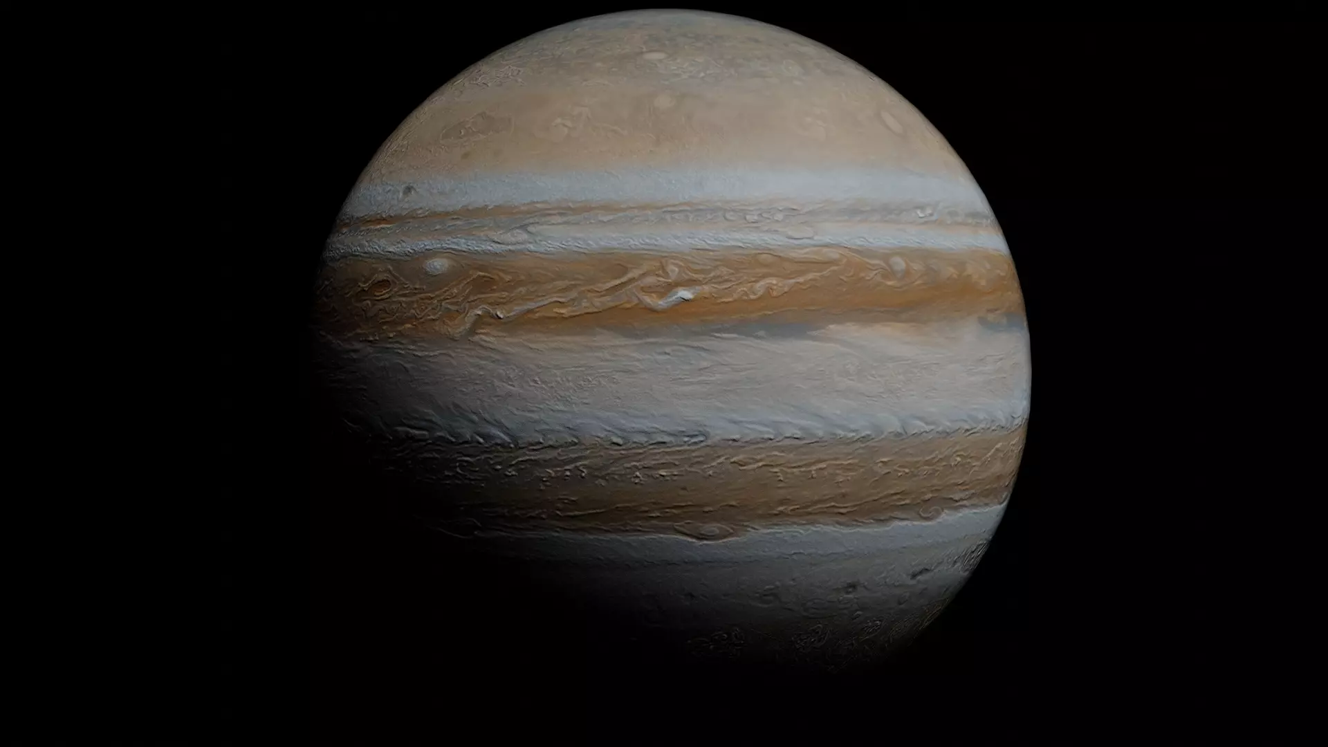 Jupiter - made in Blender  Low-poly 3D model_0