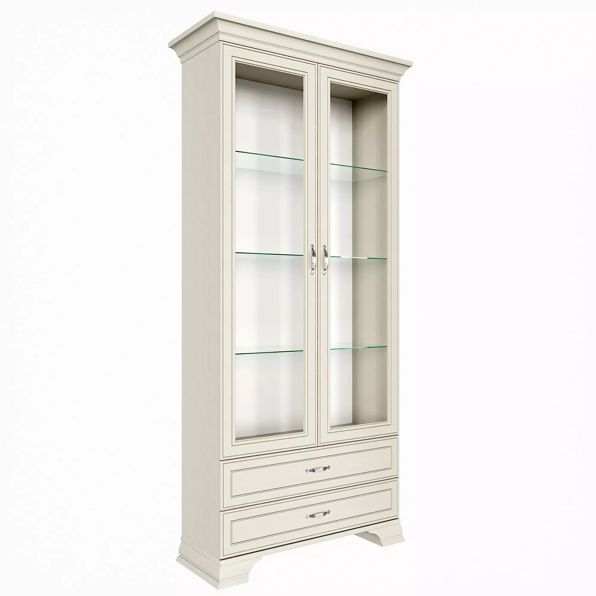 Cabinet showcase Tiffany 2V2S 3D model_0