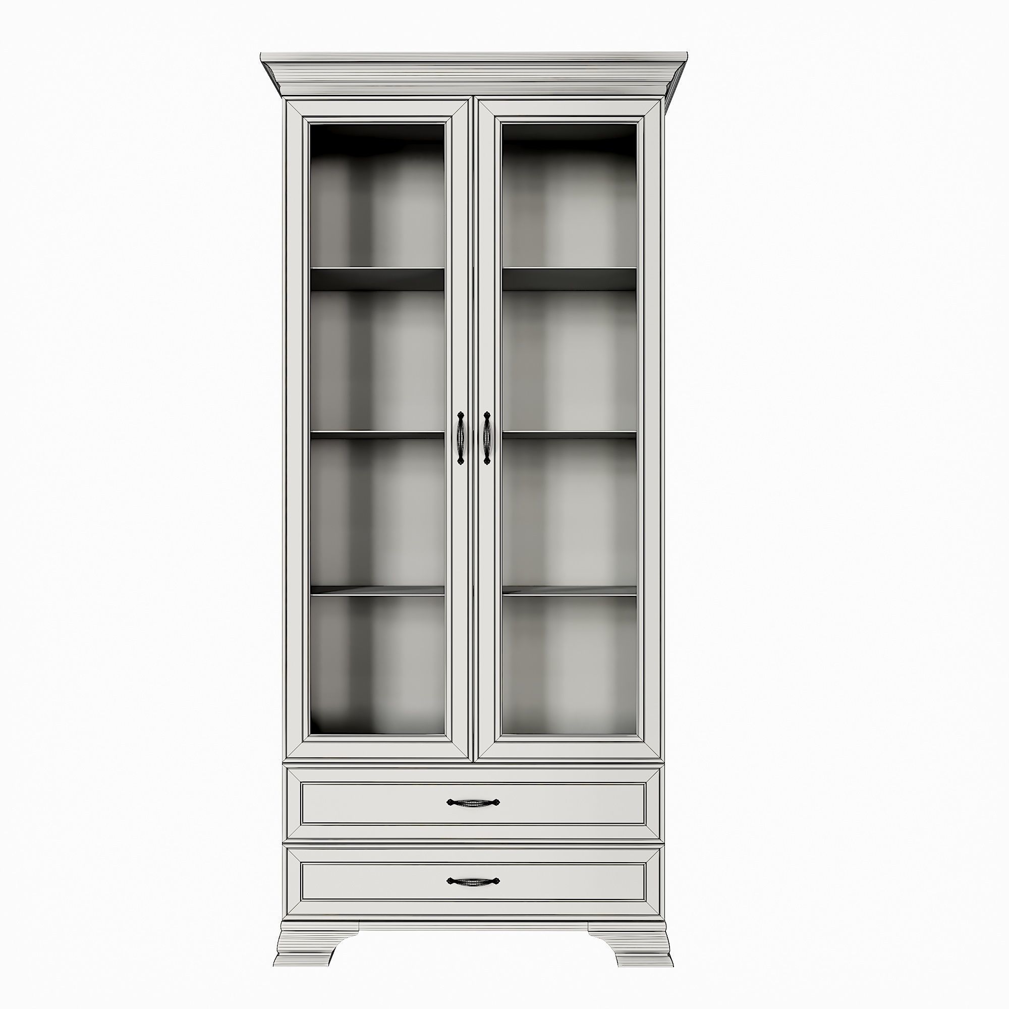 Cabinet showcase Tiffany 2V2S 3D model_5