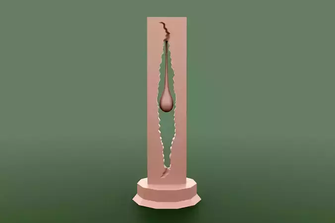 Tear Drop Memorial - 3D printing 3D print model