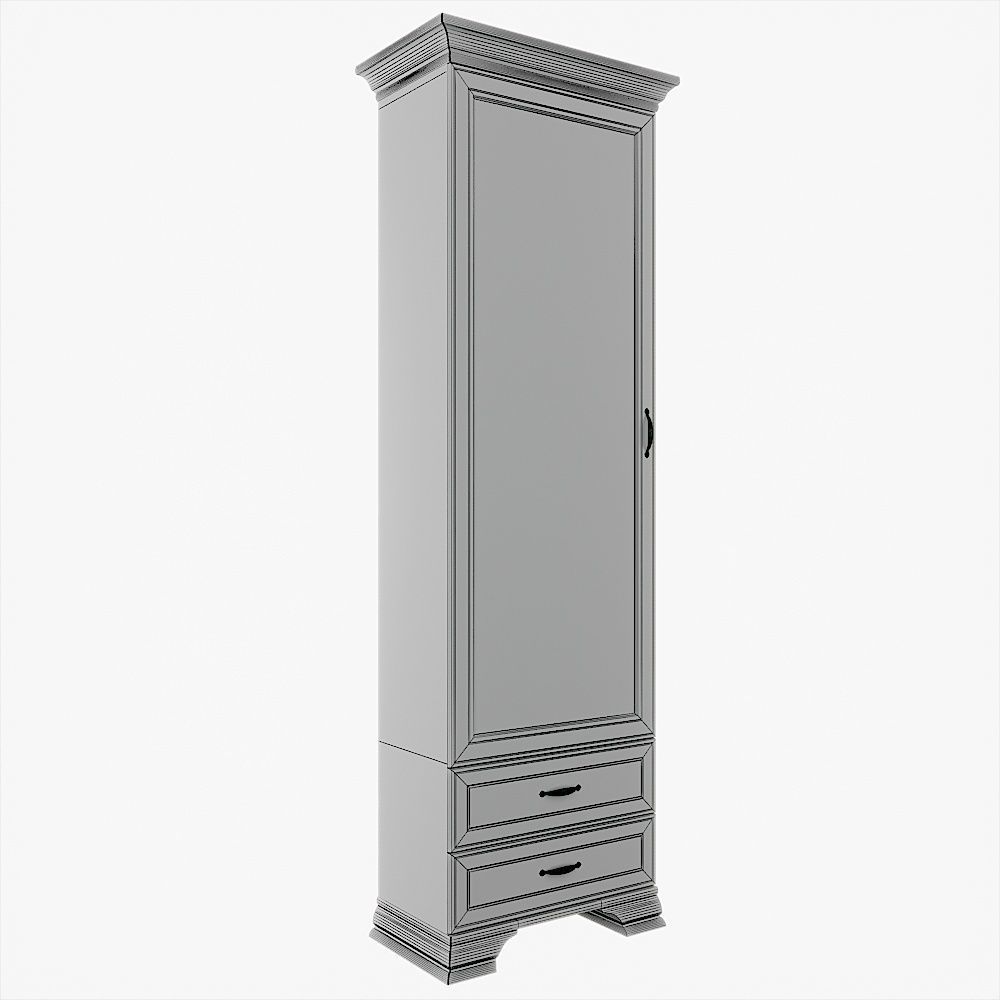 Tiffany Showcase Cabinet 3D model_5