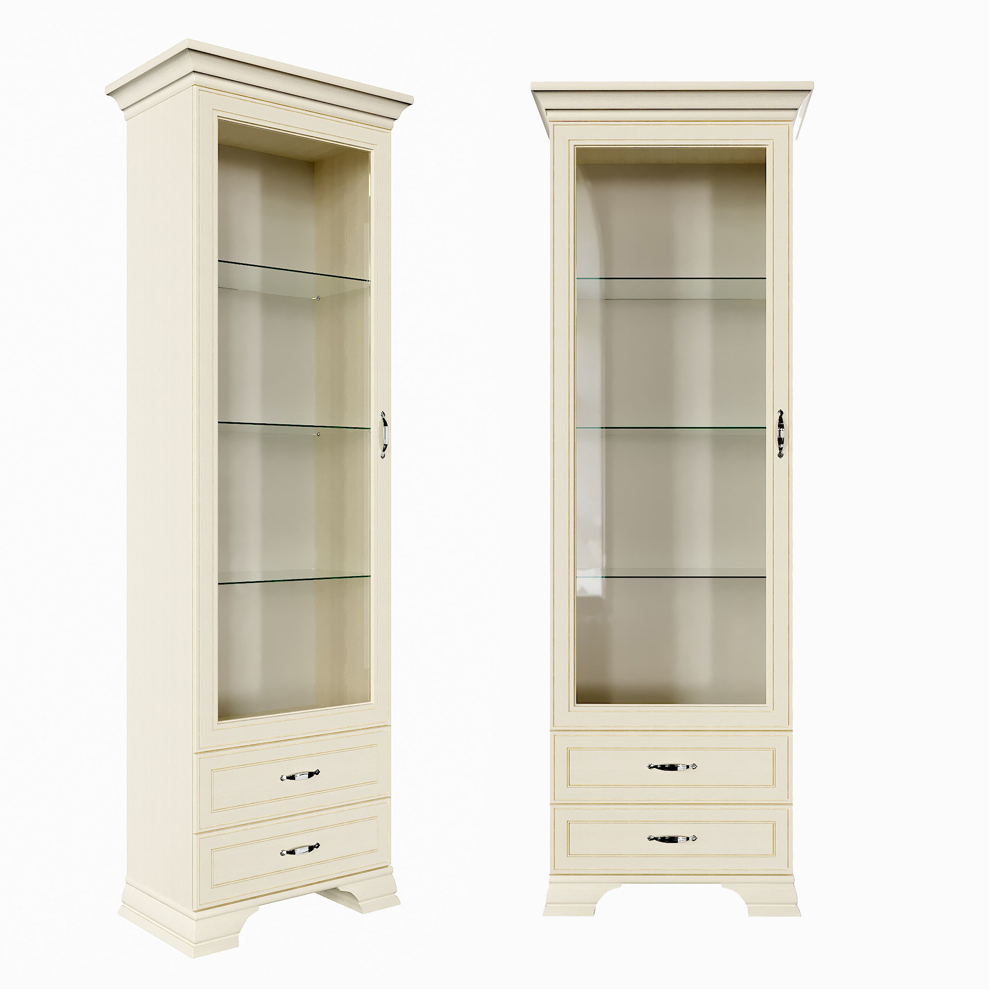 Tiffany Showcase Cabinet 3D model_2