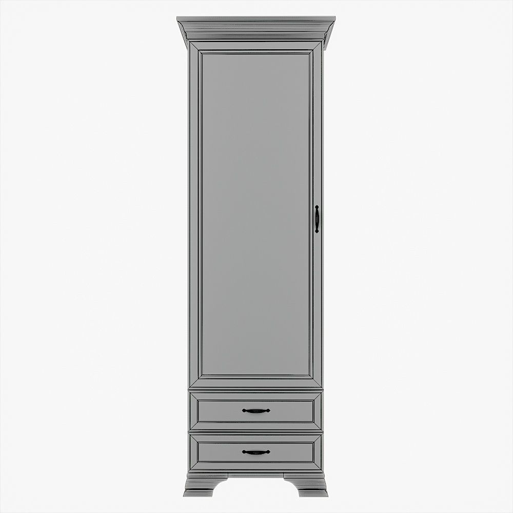 Tiffany Showcase Cabinet 3D model_4