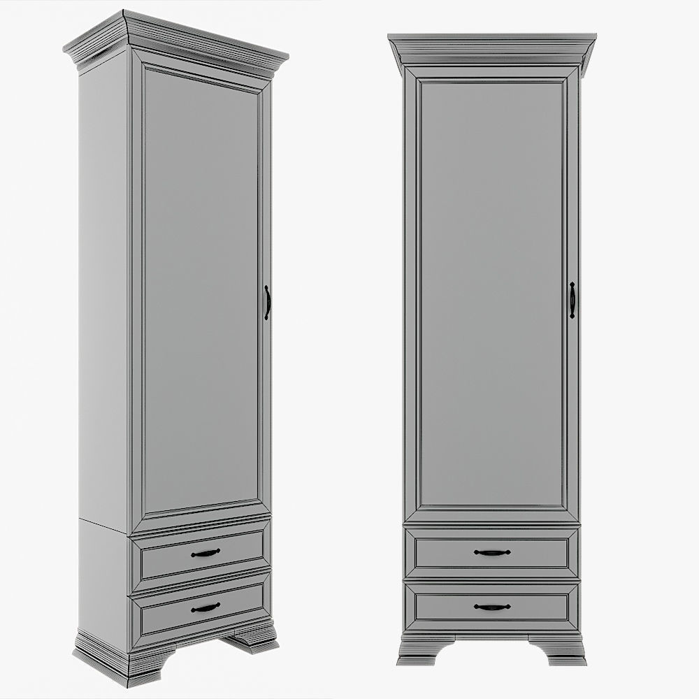 Tiffany Showcase Cabinet 3D model_6
