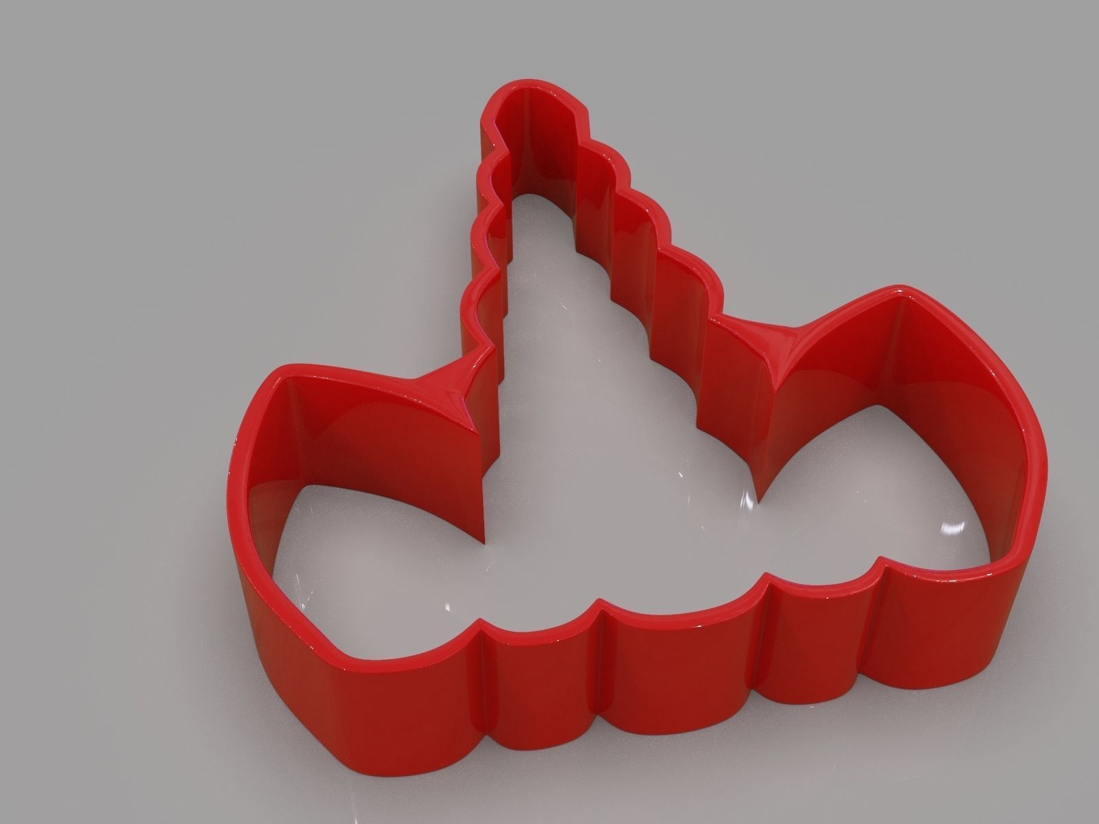 Cookie Cutter Unicorns and Rabbit Pack 3D print model_25