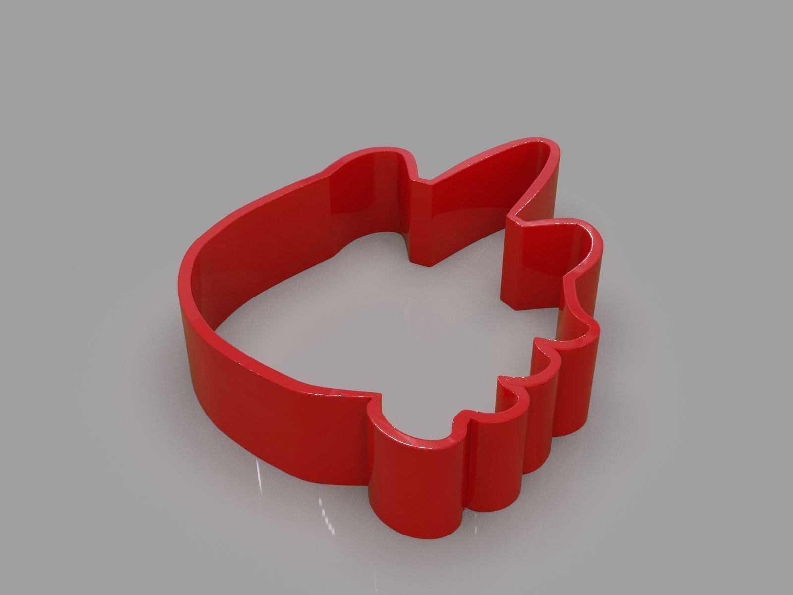 Cookie Cutter Unicorns and Rabbit Pack 3D print model_14