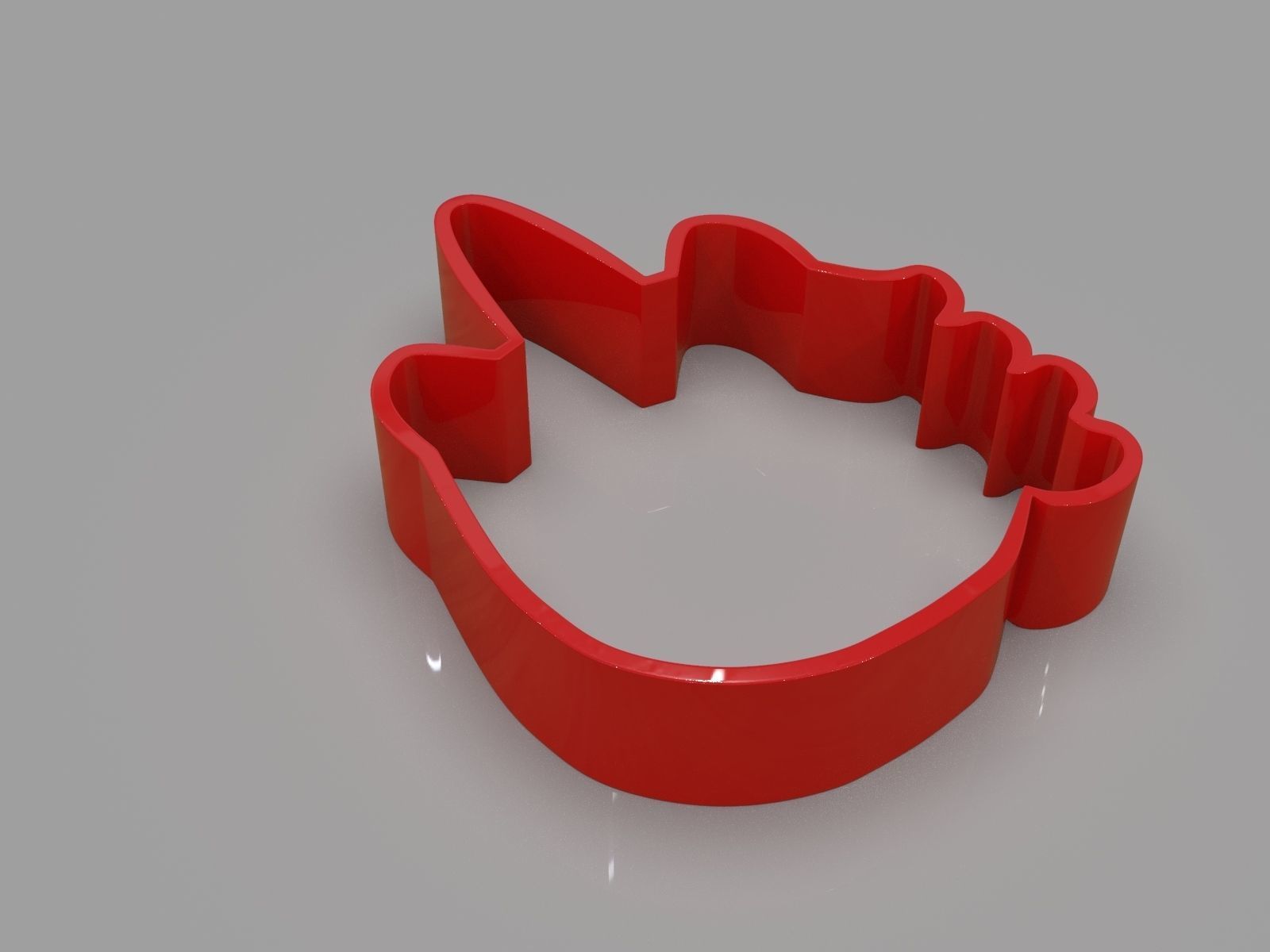 Cookie Cutter Unicorns and Rabbit Pack 3D print model_13