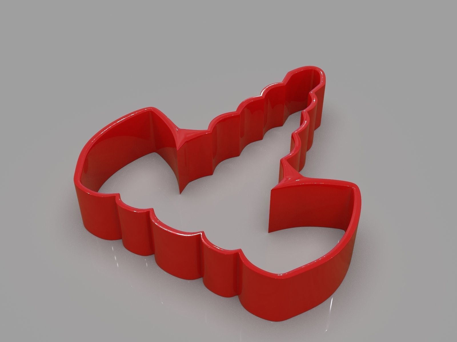 Cookie Cutter Unicorns and Rabbit Pack 3D print model_20