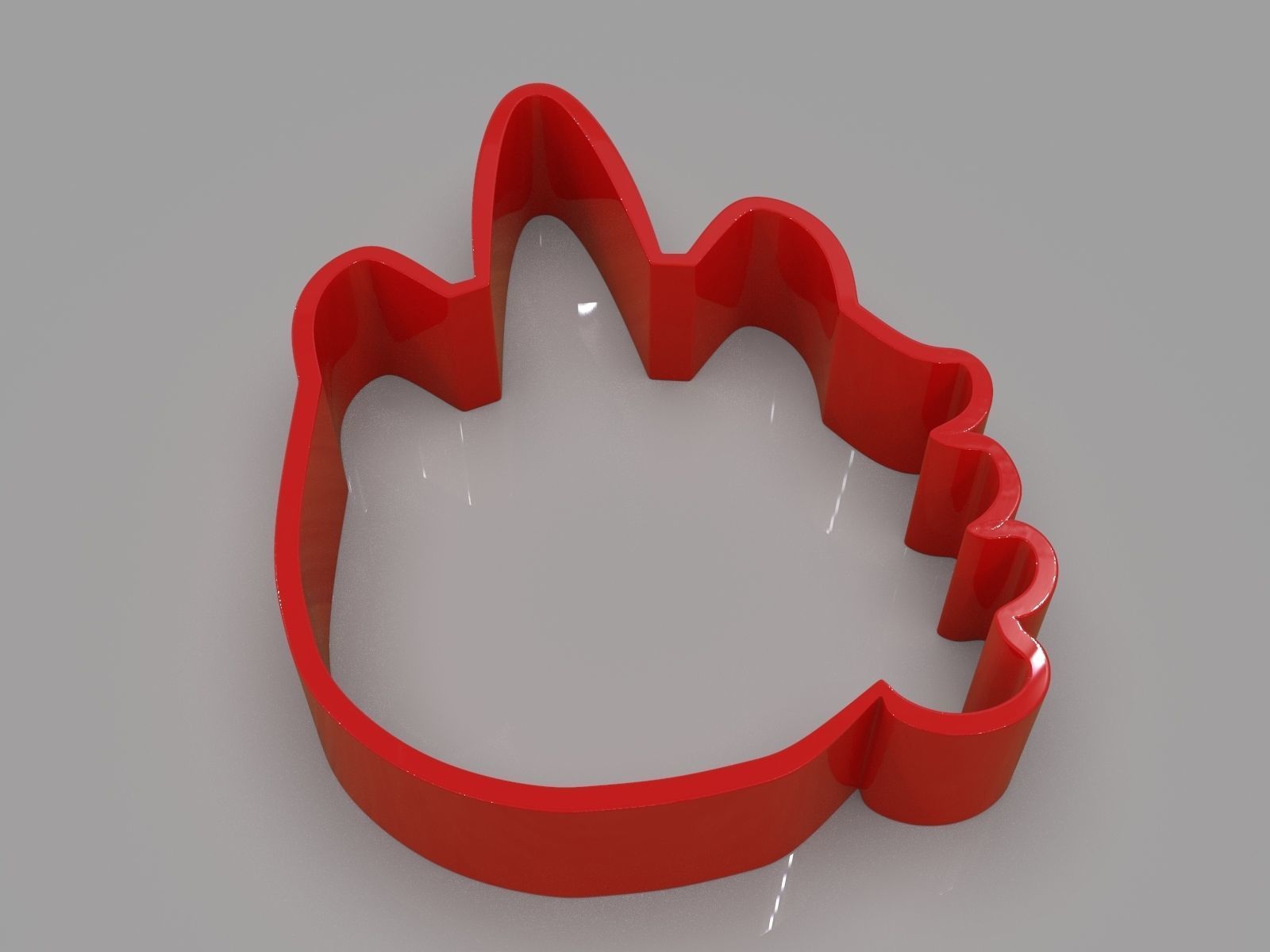 Cookie Cutter Unicorns and Rabbit Pack 3D print model_18