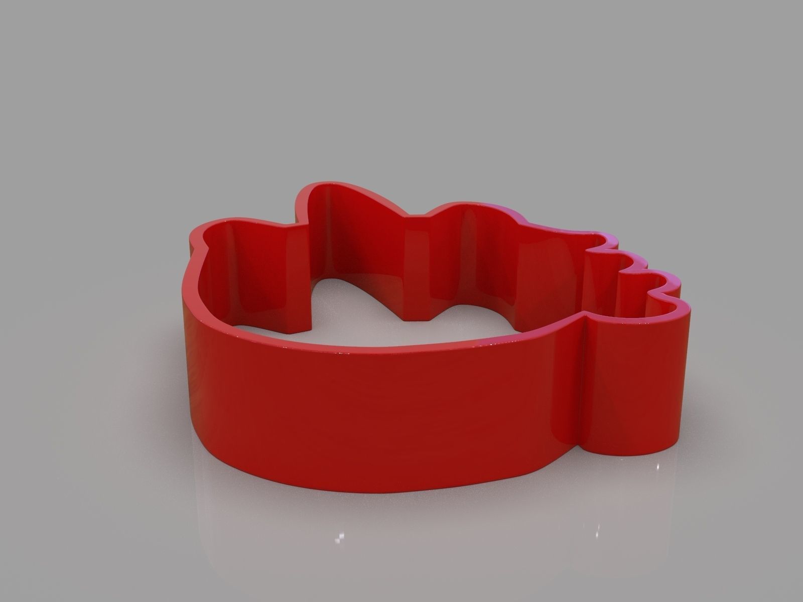 Cookie Cutter Unicorns and Rabbit Pack 3D print model_17