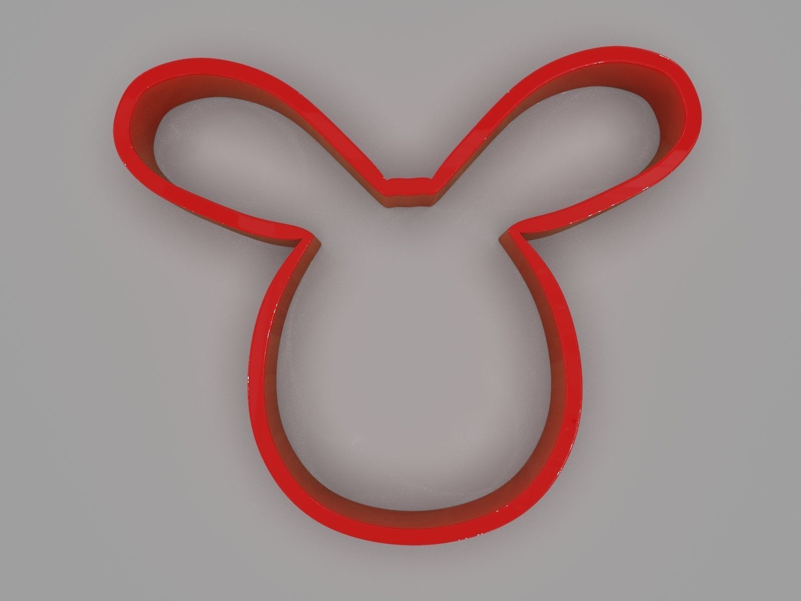 Cookie Cutter Unicorns and Rabbit Pack 3D print model_6