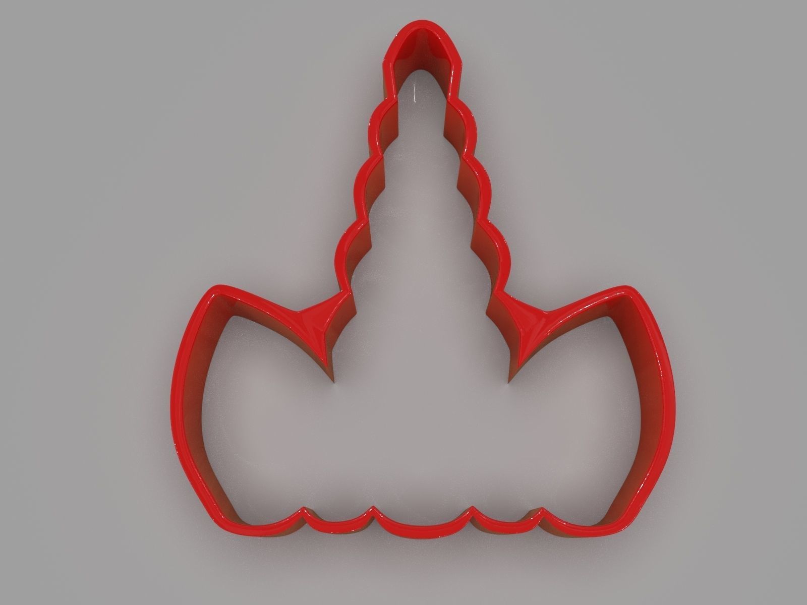 Cookie Cutter Unicorns and Rabbit Pack 3D print model_19