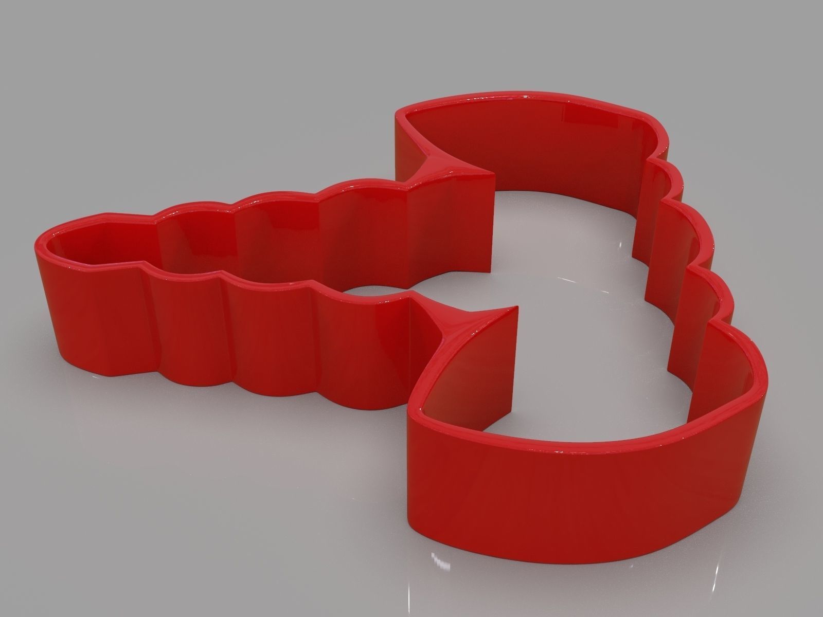 Cookie Cutter Unicorns and Rabbit Pack 3D print model_23