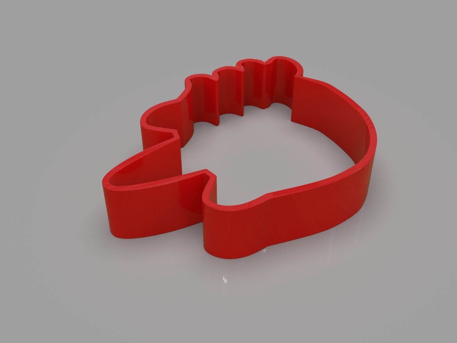 Cookie Cutter Unicorns and Rabbit Pack 3D print model_16