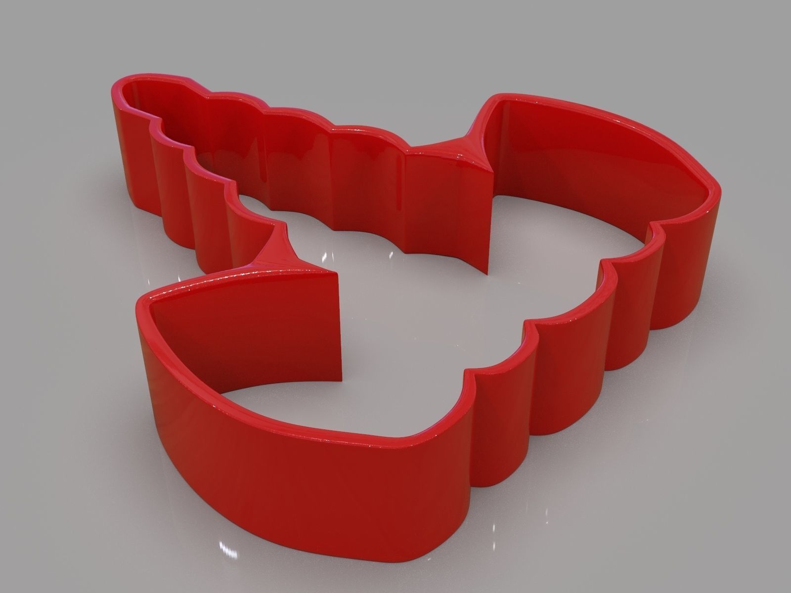 Cookie Cutter Unicorns and Rabbit Pack 3D print model_24