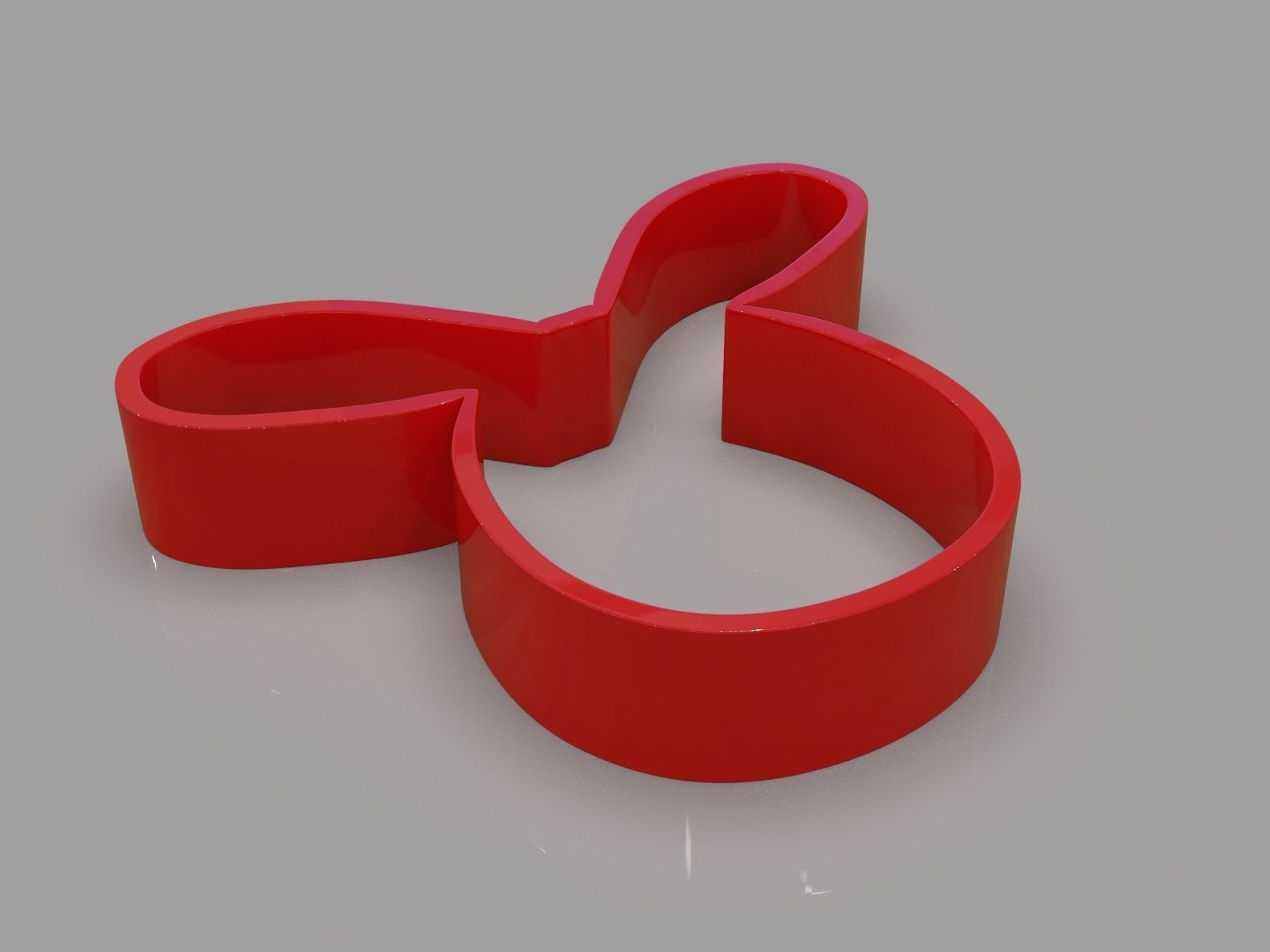 Cookie Cutter Unicorns and Rabbit Pack 3D print model_7