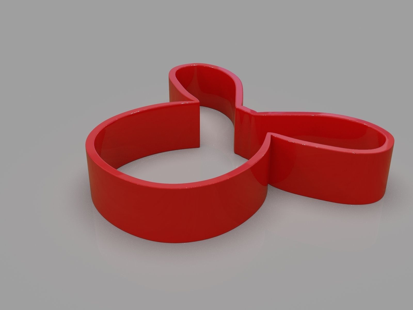 Cookie Cutter Unicorns and Rabbit Pack 3D print model_8