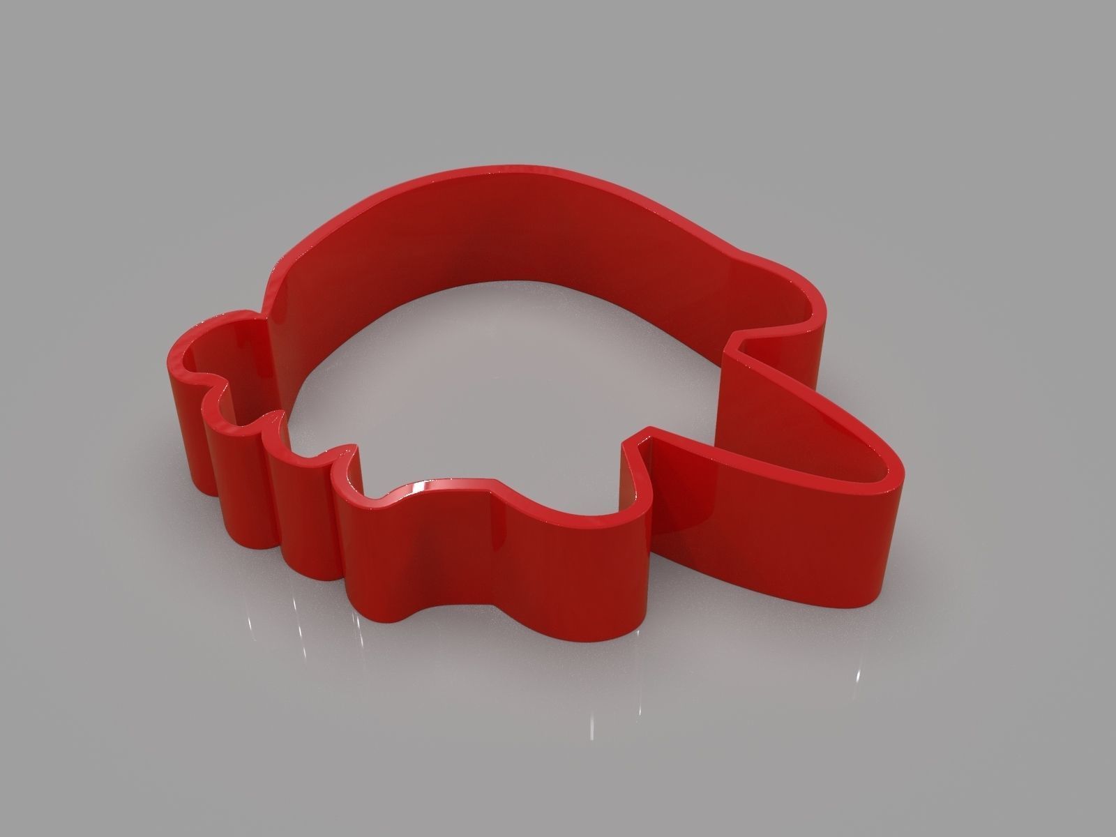 Cookie Cutter Unicorns and Rabbit Pack 3D print model_15