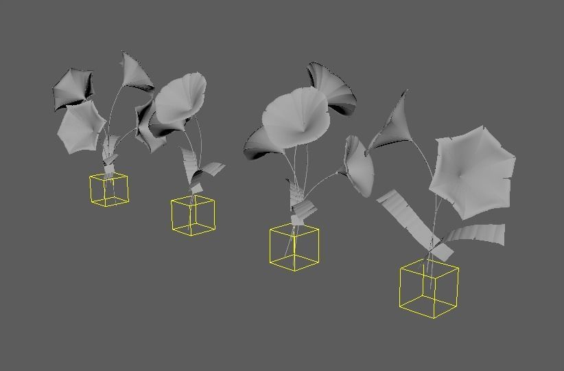 Flowers calla lilies 3D model_3