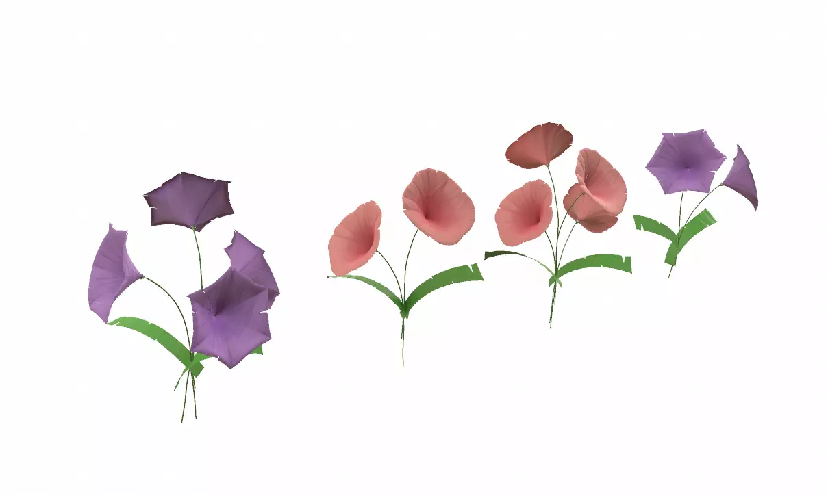Flowers calla lilies 3D model_0