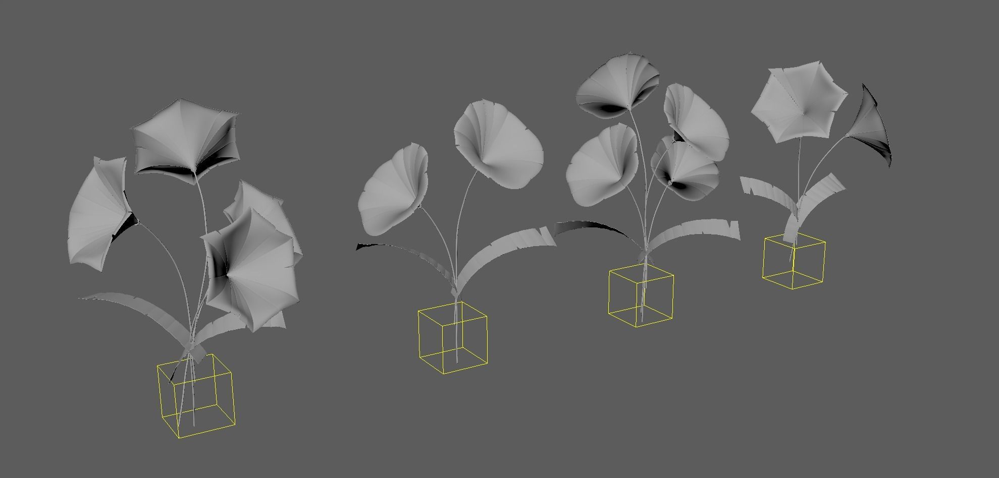 Flowers calla lilies 3D model_1