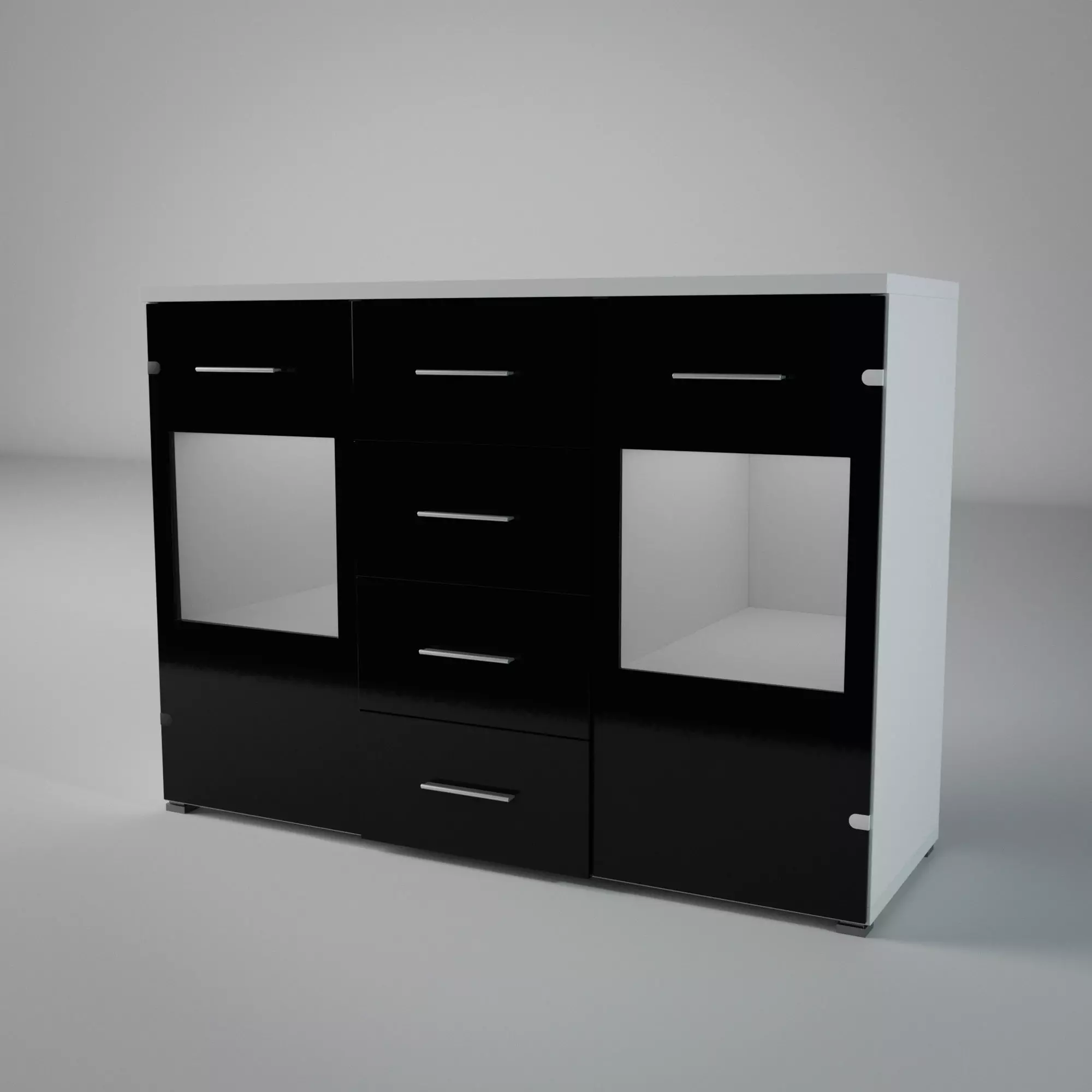Cabinet sideboard 3D model_0