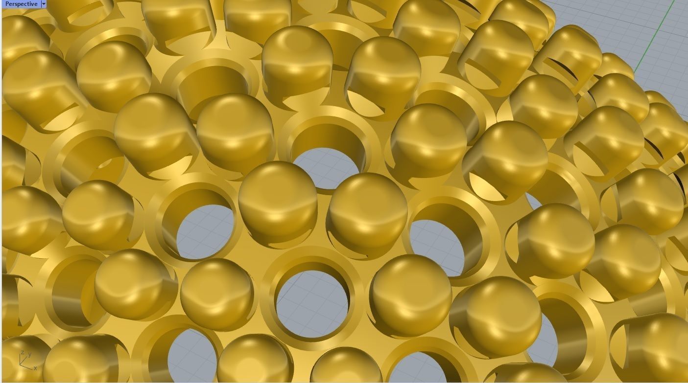 Pave Ring 3D print model_4