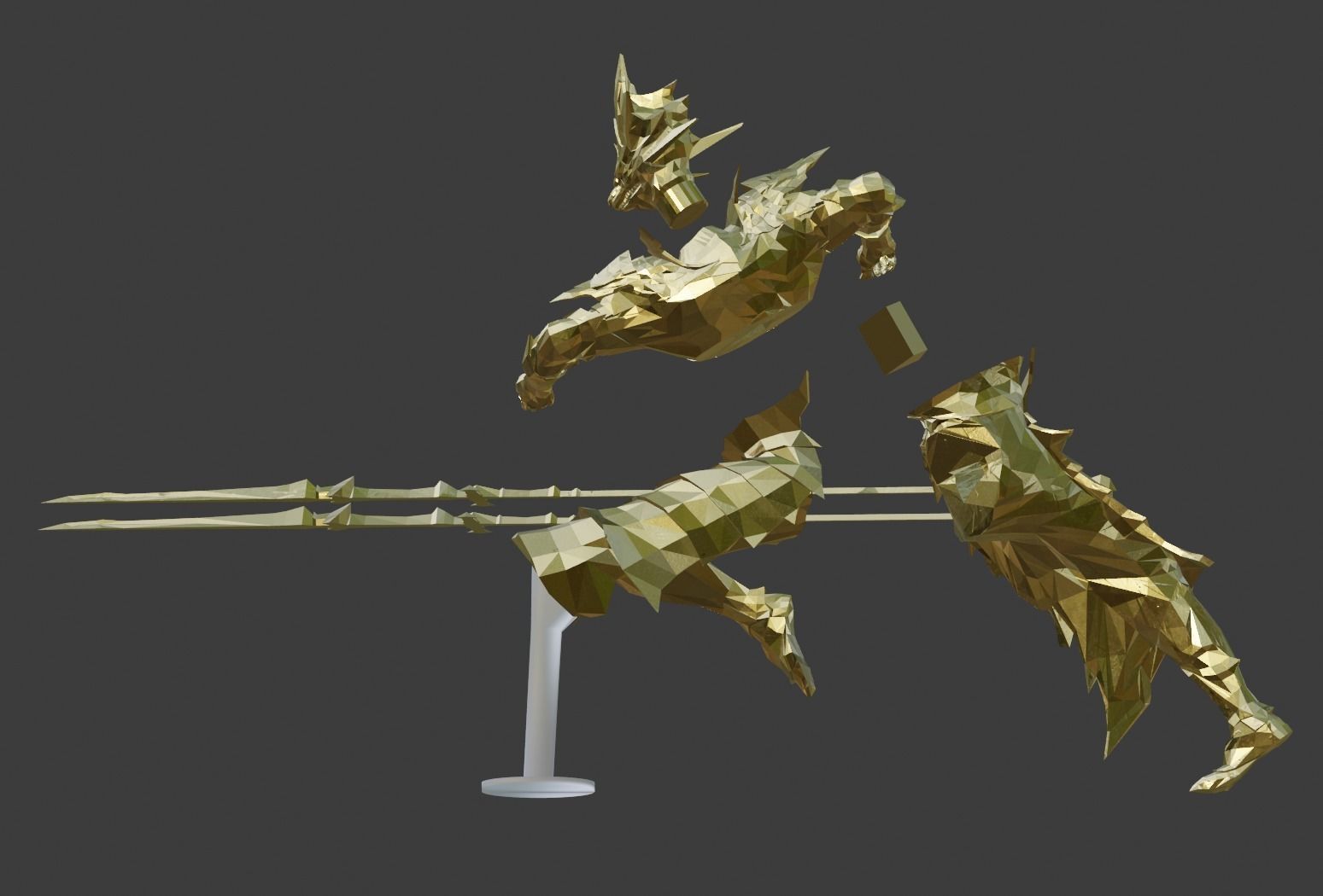 Ornstein - Dark Souls printable figurine 3D model 3D printable | CGTrader