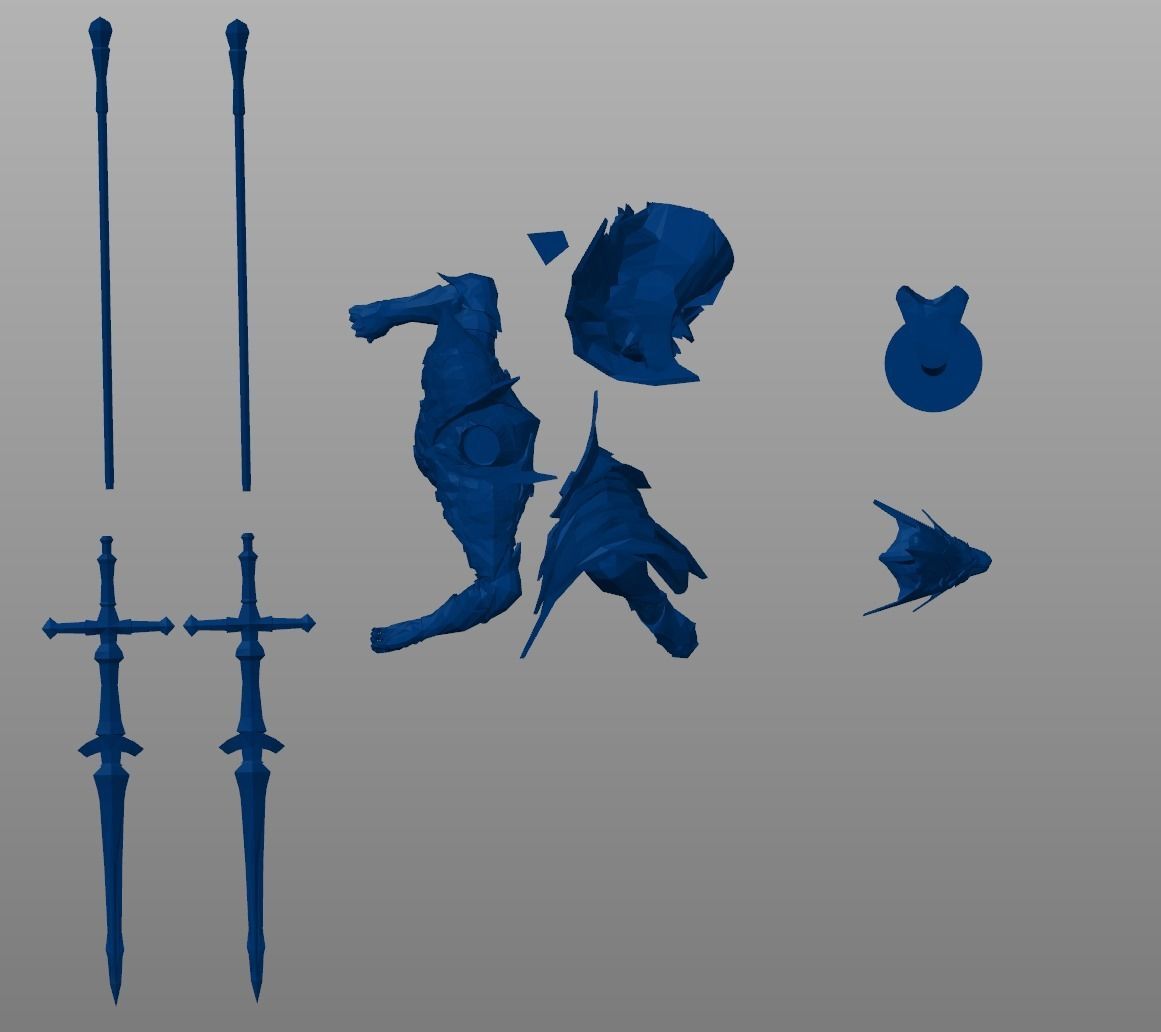 Ornstein - Dark Souls printable figurine 3D model 3D printable | CGTrader
