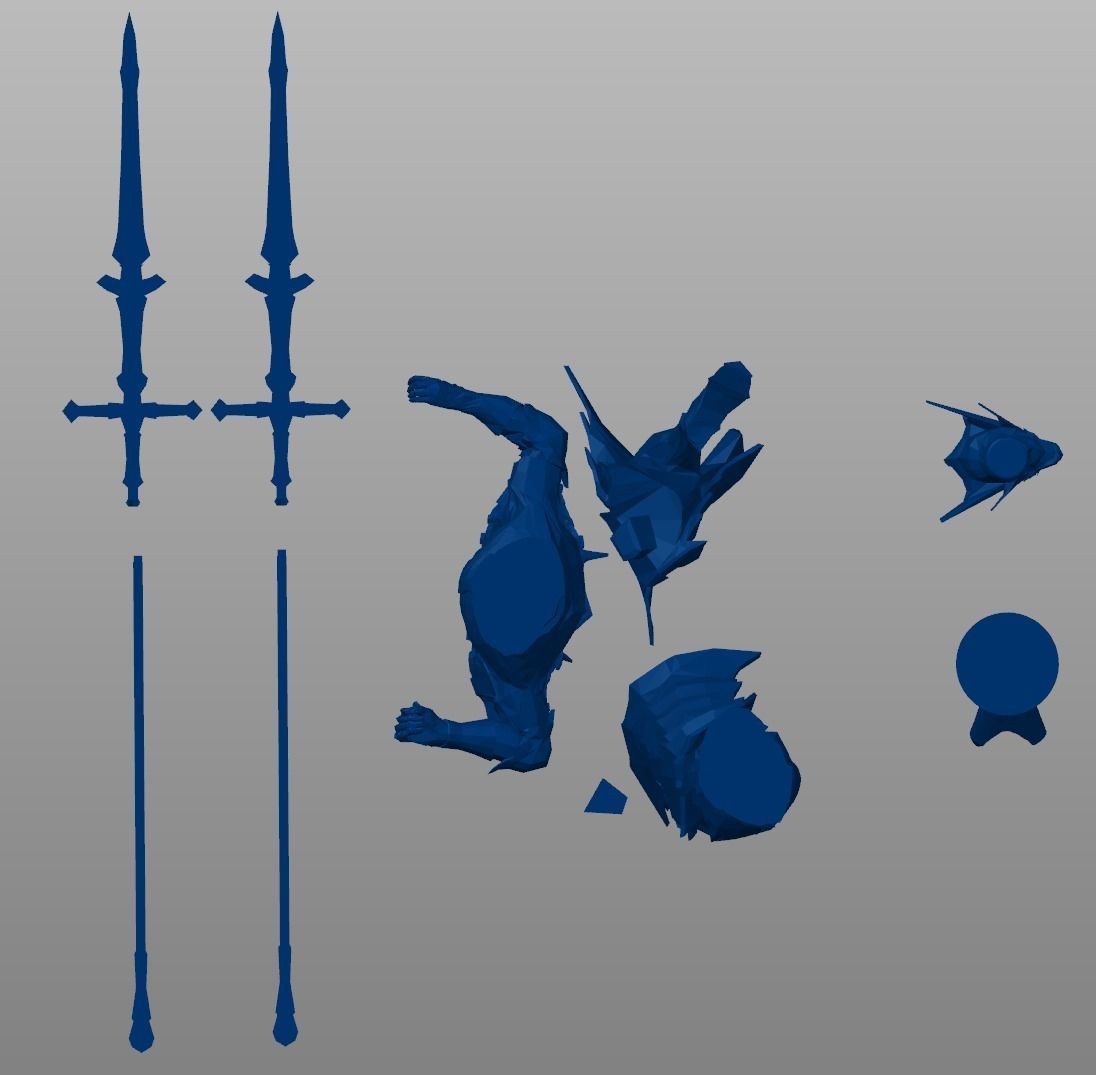 Ornstein - Dark Souls printable figurine 3D model 3D printable | CGTrader