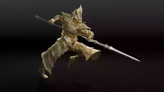 Ornstein - Dark Souls printable figurine 3D print model