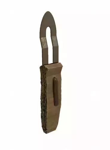 Cardboard paper Knife 3D model