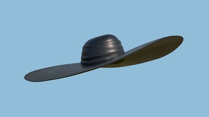 Lady Dimitrescu Hat - Color 04 - Character Design Fashion Low-poly 3D model