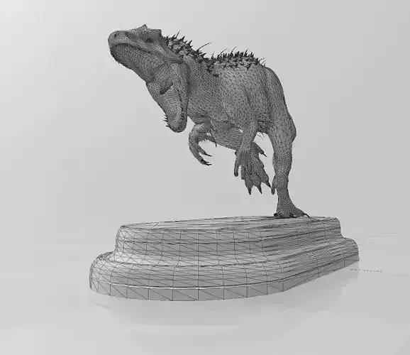 Dinosaur sculpture 3D print model