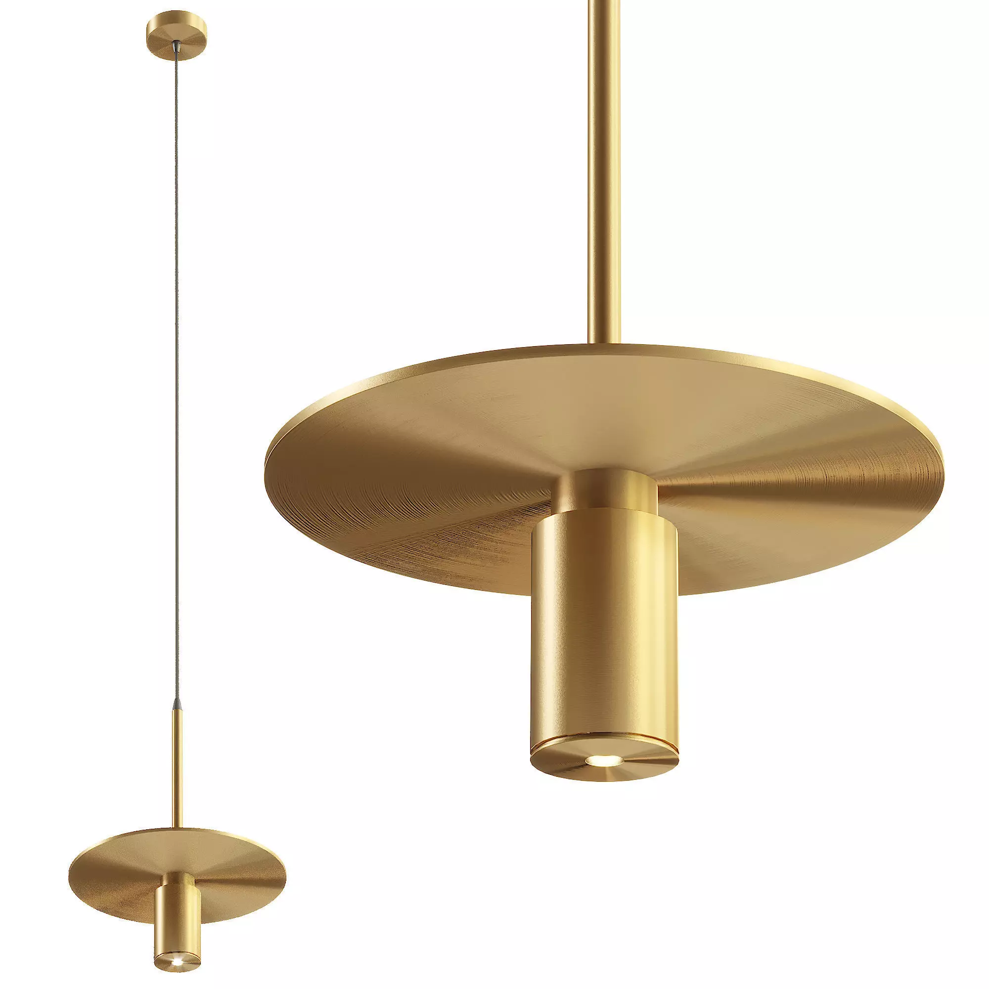 Handle Studio Spot Lamp 3D model_0