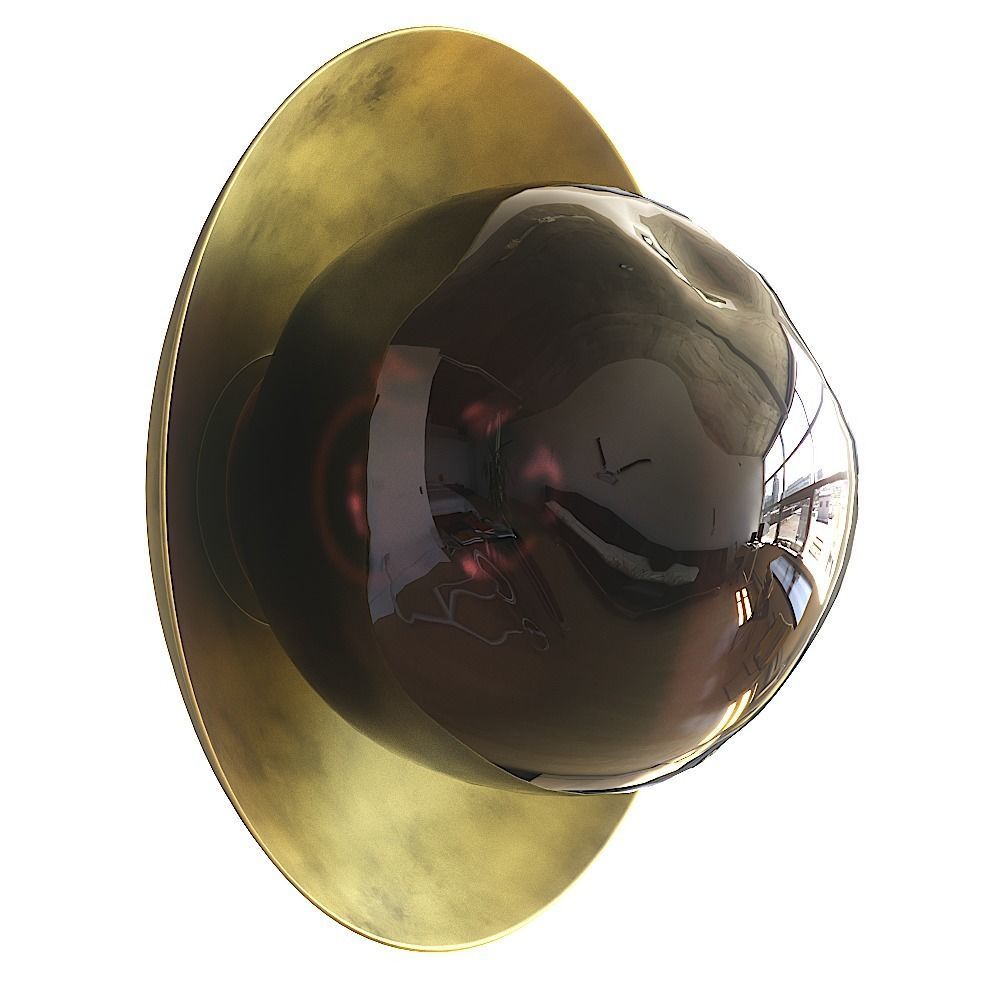 Handle Studio Plate Lamp 3D model_2