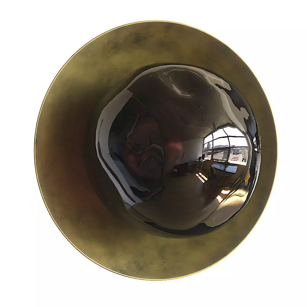 Handle Studio Plate Lamp 3D model_0