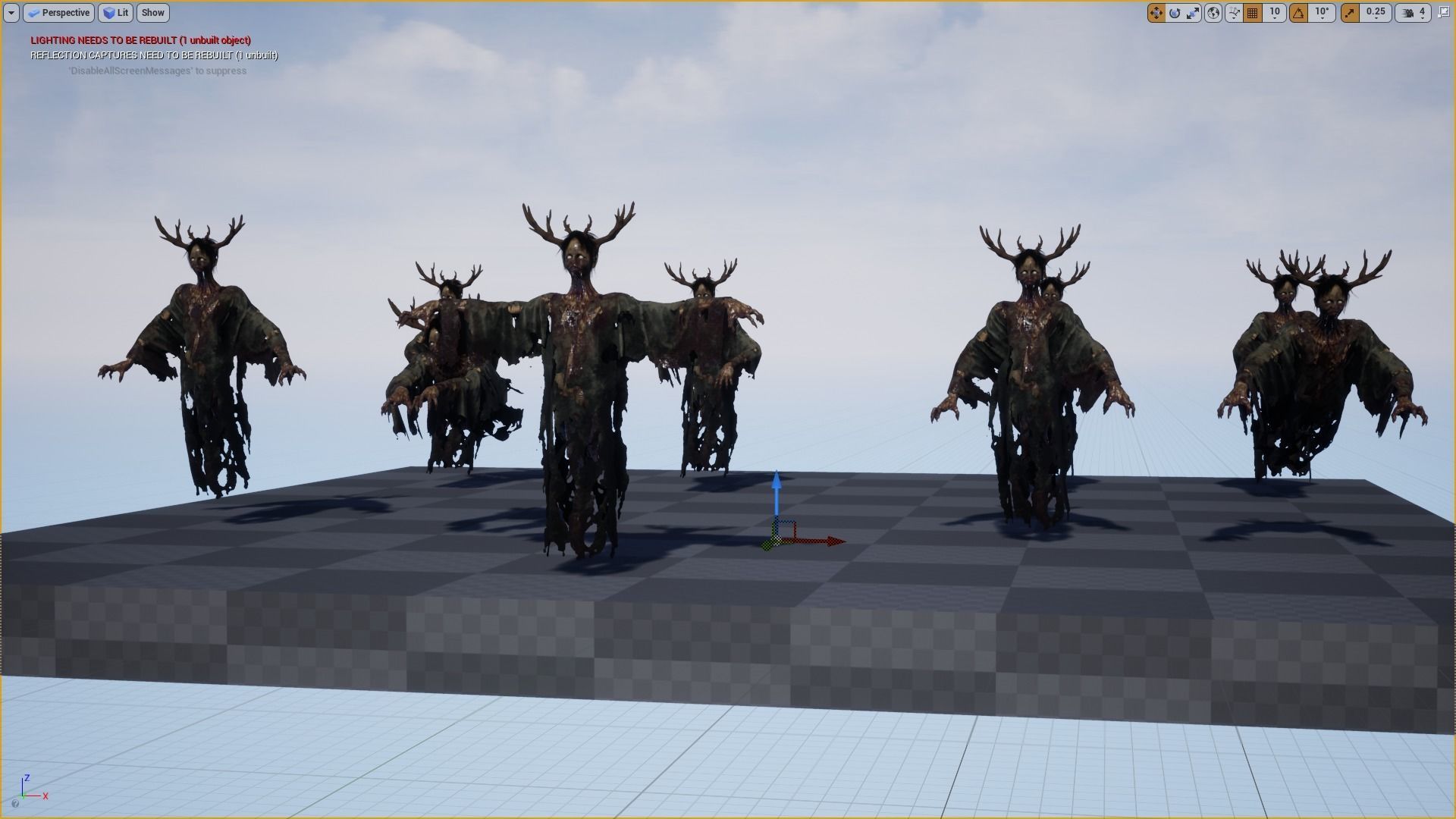 Ghost Grandma Low-poly 3D model_23