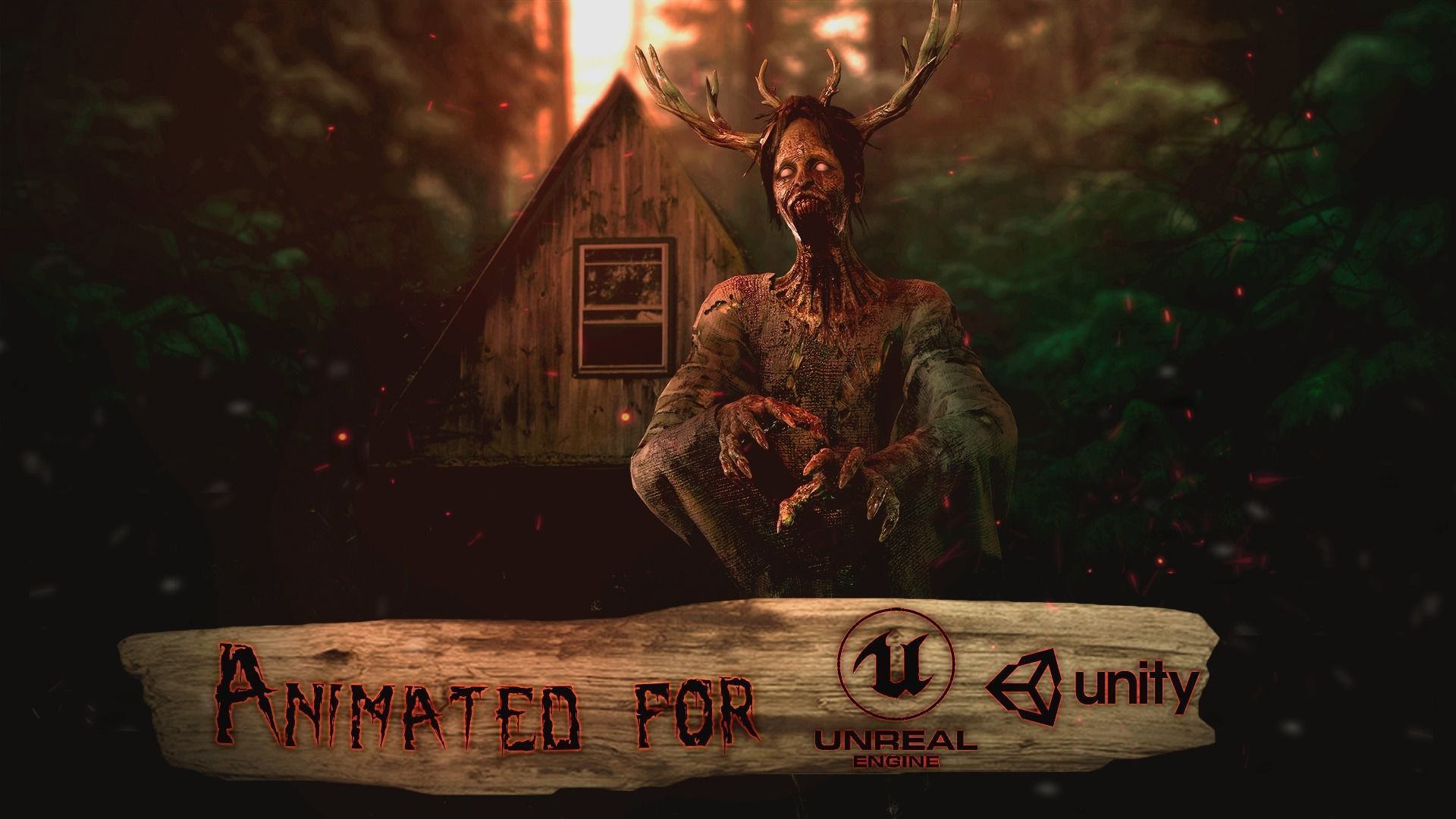 Ghost Grandma Low-poly 3D model_0