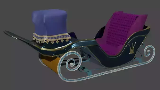 Sleigh - Narnia or Christmas 3D model
