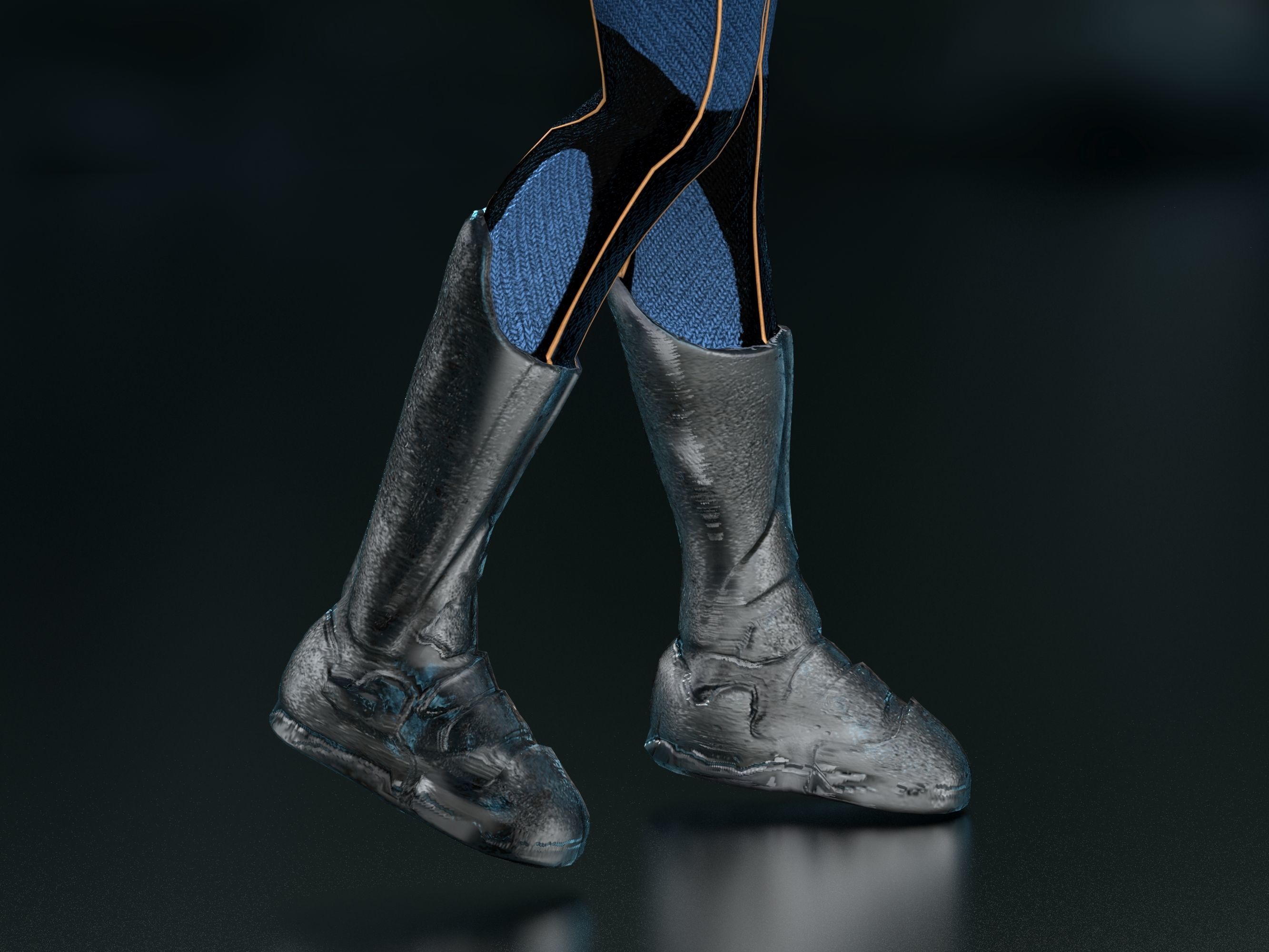 Meredith Vickers Prometheus Low-poly 3D model_26