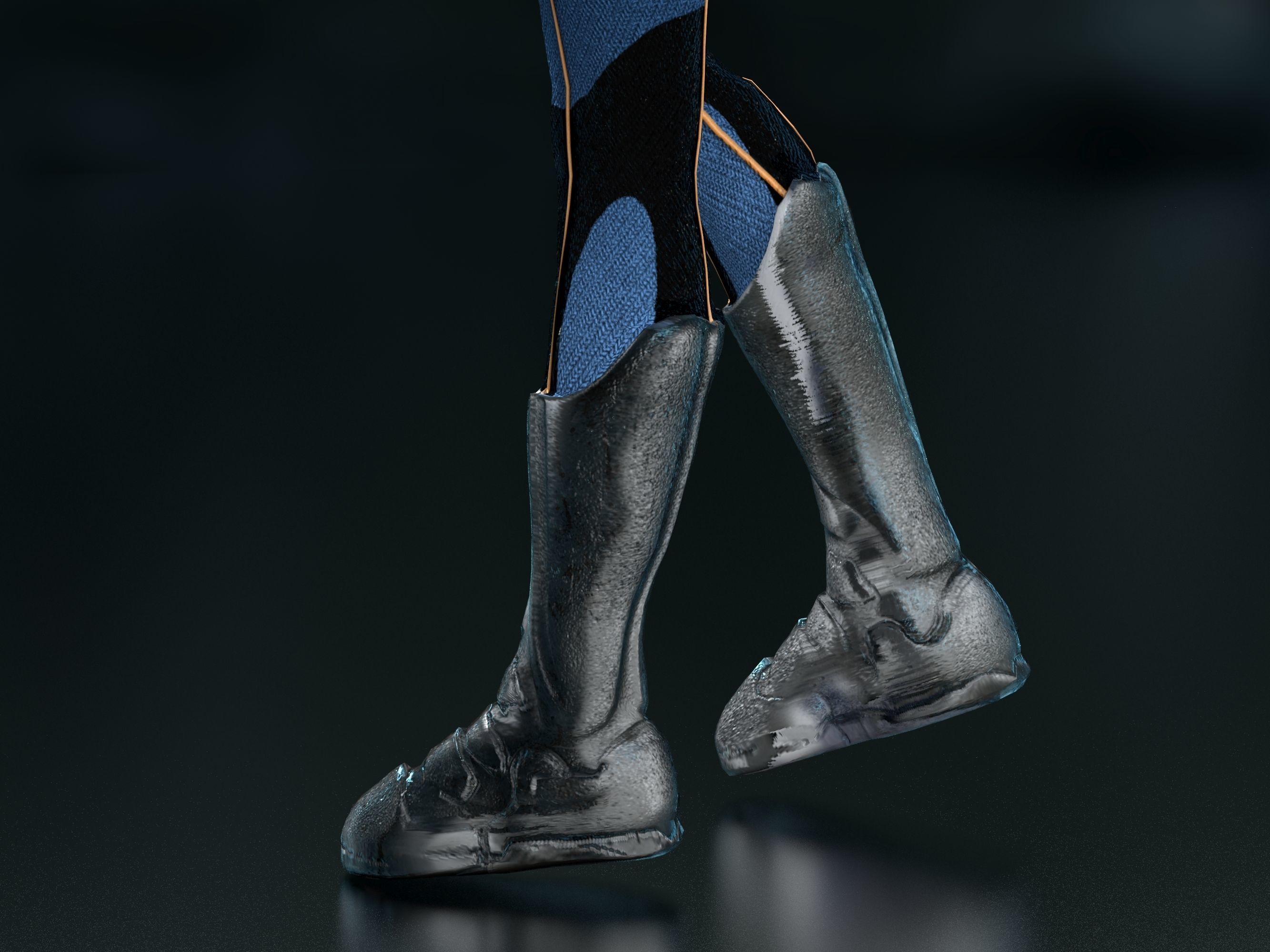 Meredith Vickers Prometheus Low-poly 3D model_24