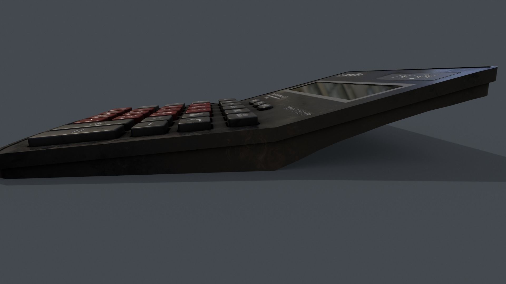 Calculator Low-poly 3D model_6