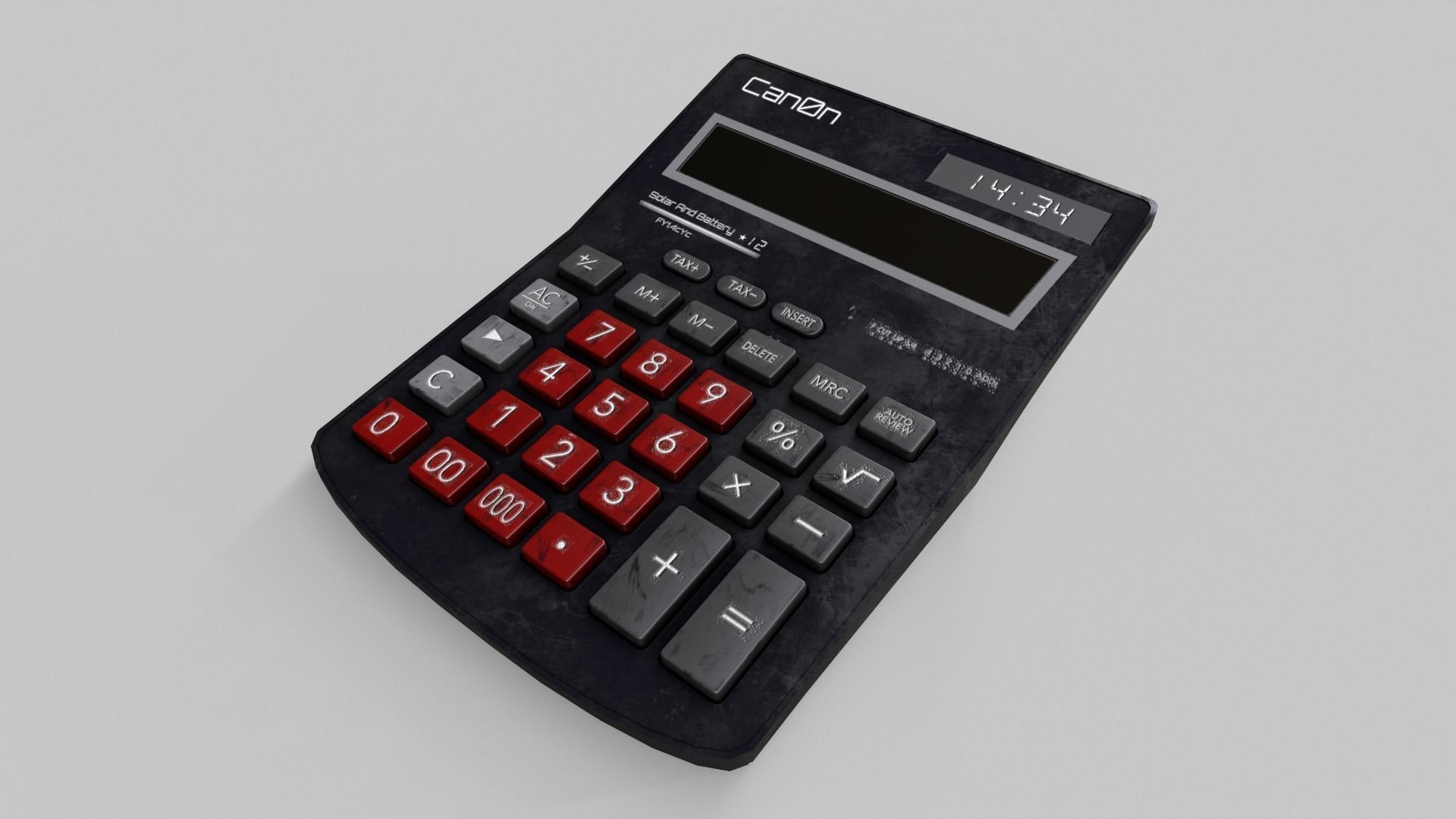 Calculator Low-poly 3D model_3
