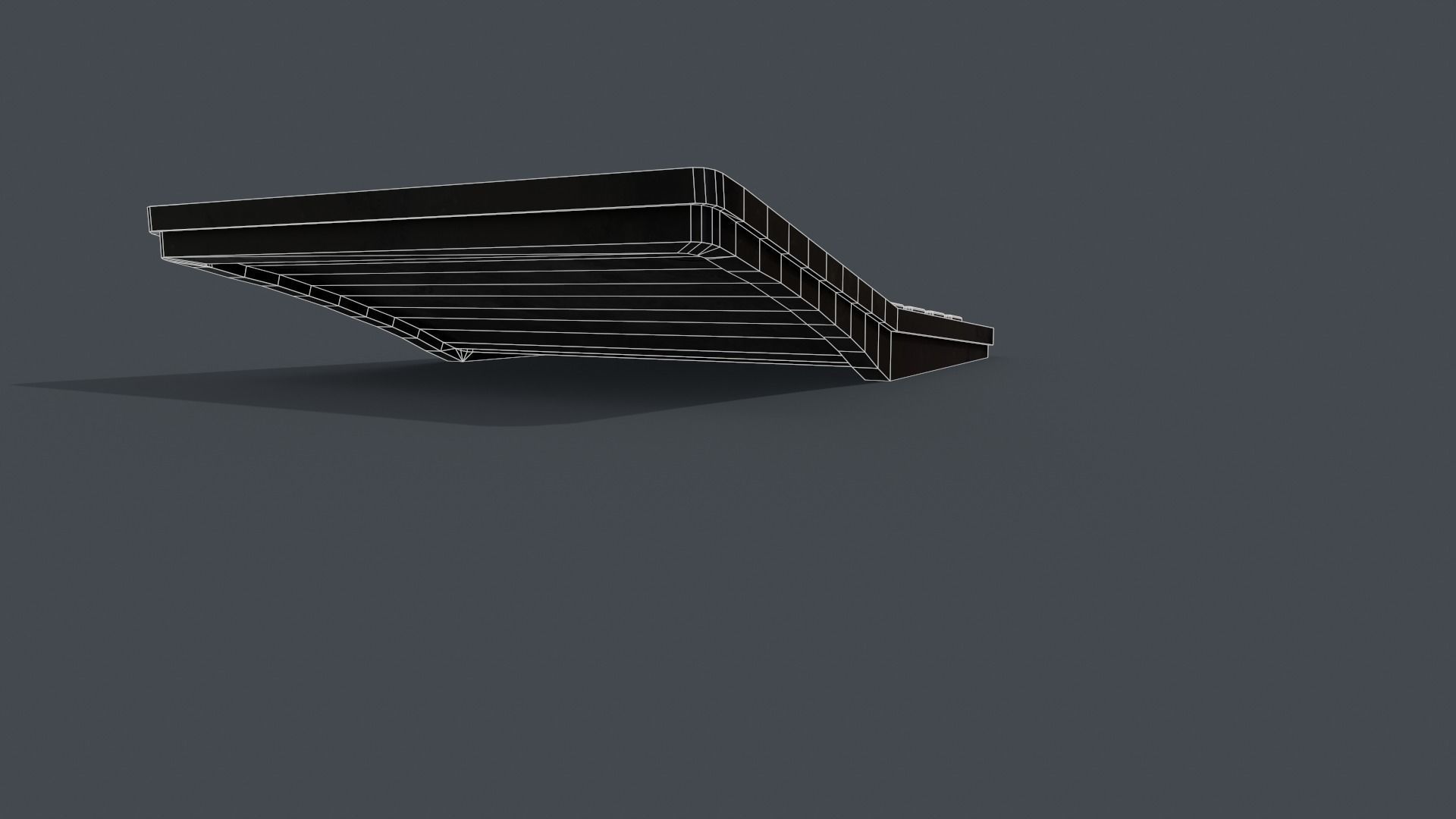 Calculator Low-poly 3D model_10