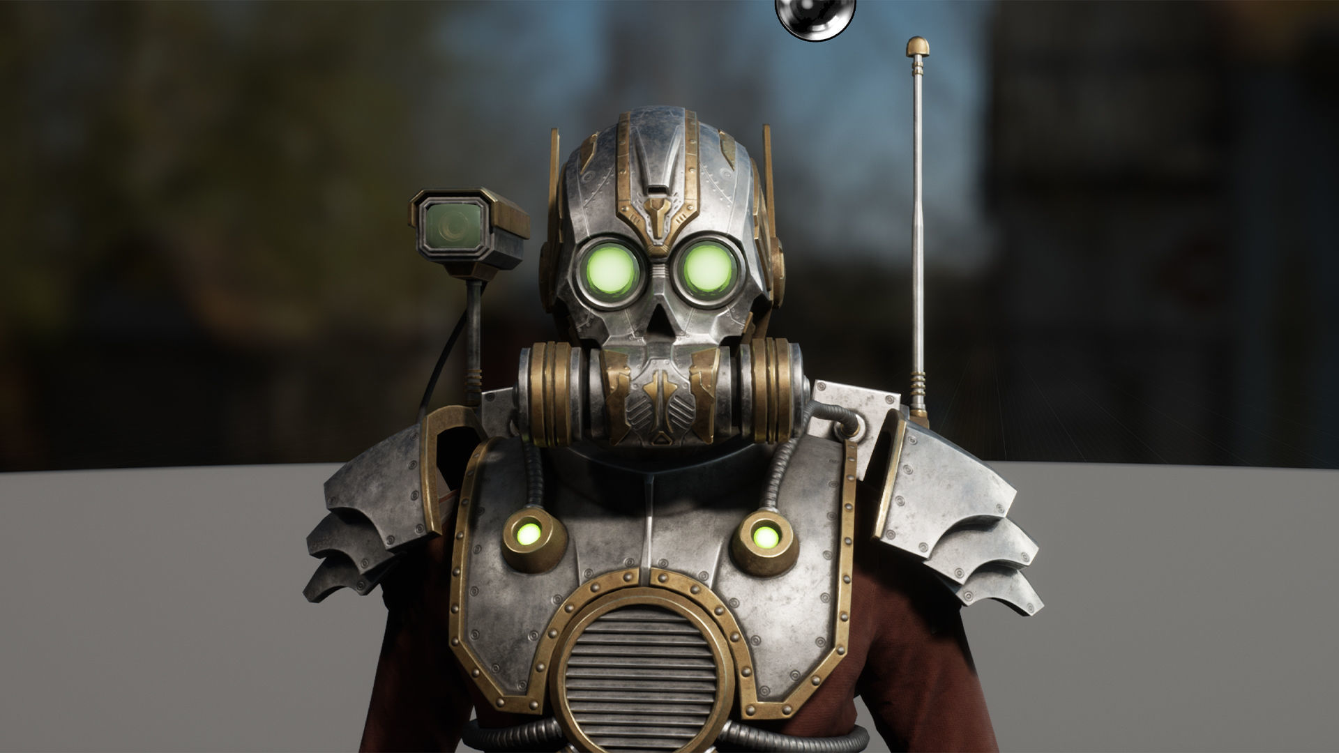 SciFi Cyborg Soldier Low-poly 3D model_11